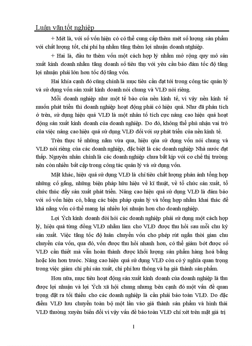 image for page Quản trị và nâng cao hiệu quả sử dụng vốn lưu động tại Công ty In Thương mại Dịch vụ Ngân hàng 1