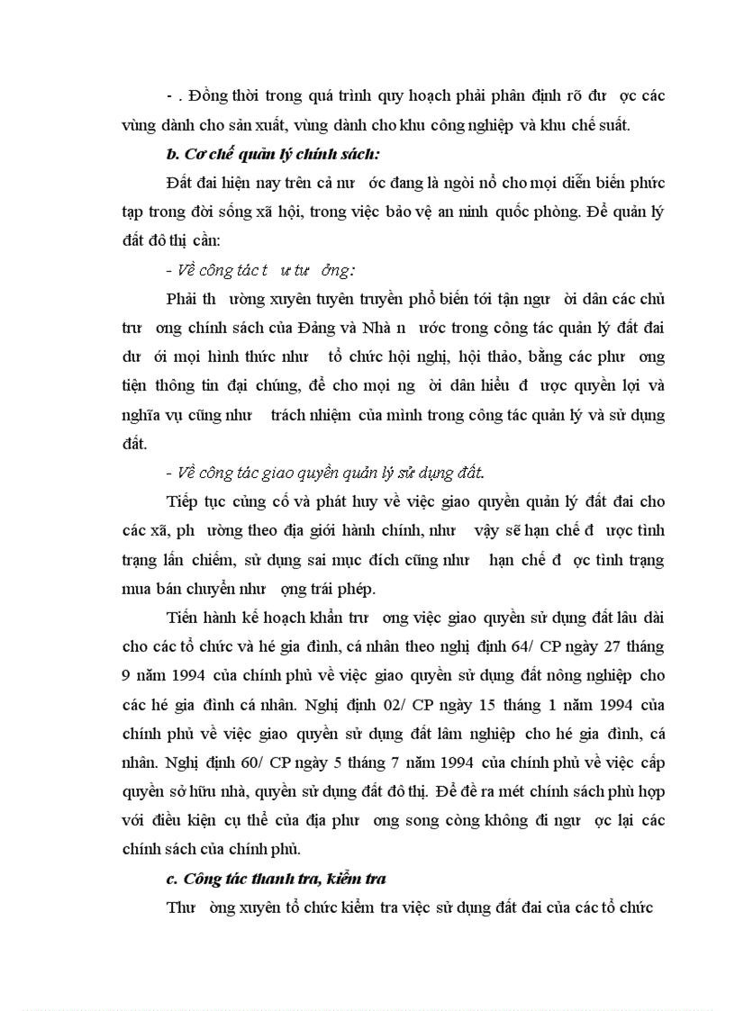 image for page Một số vấn đề quản lý nhà nước về đất đô thị 1
