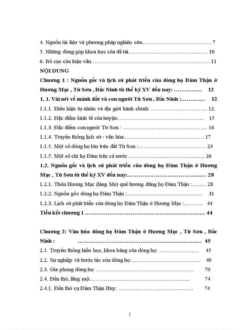 image for page Lịch sử văn hóa dòng họ Đàm Thận ở Hương Mặc Từ Sơn Bắc Ninh từ thế kỷ XV đến nay 1