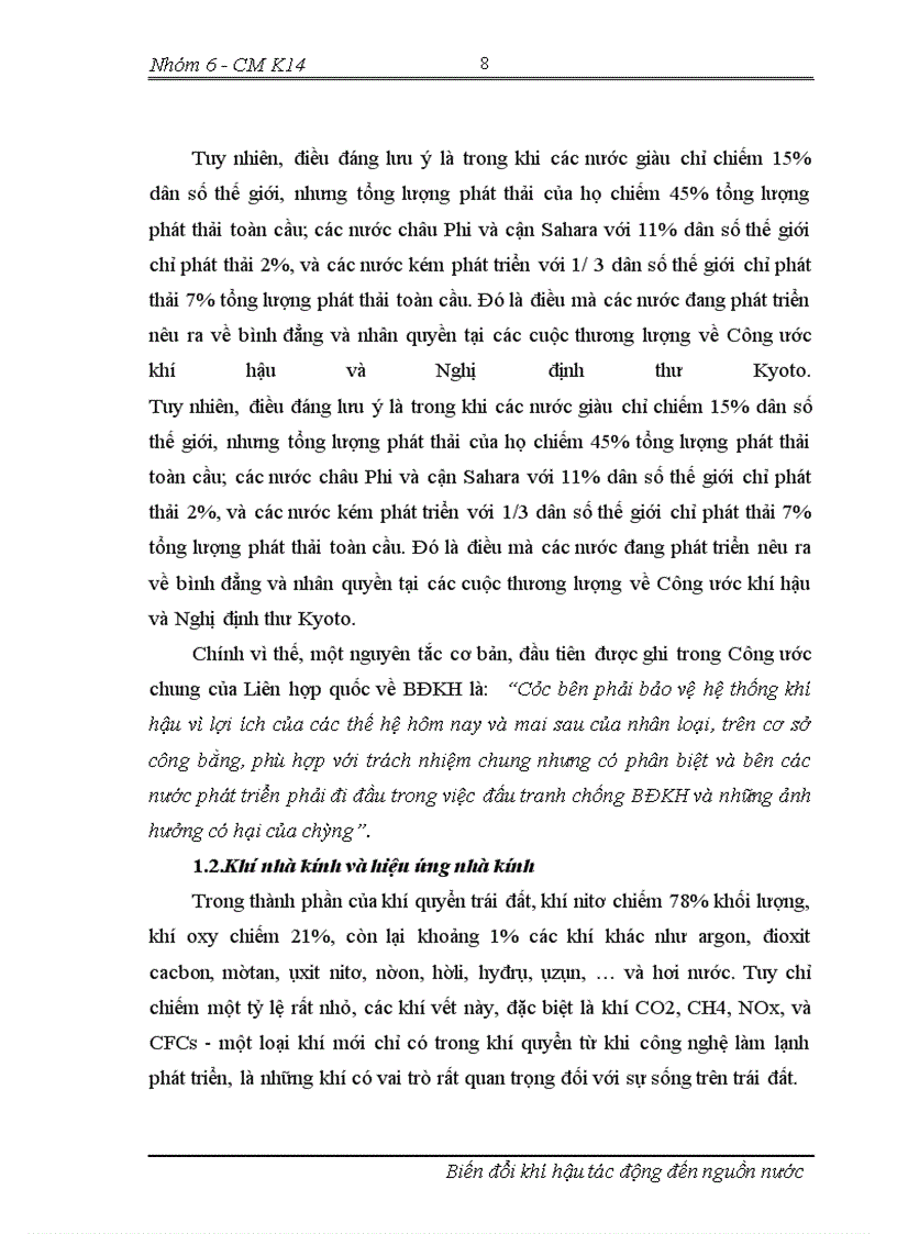 image for page Biến đổi khí hậu tác động tới nguồn nước