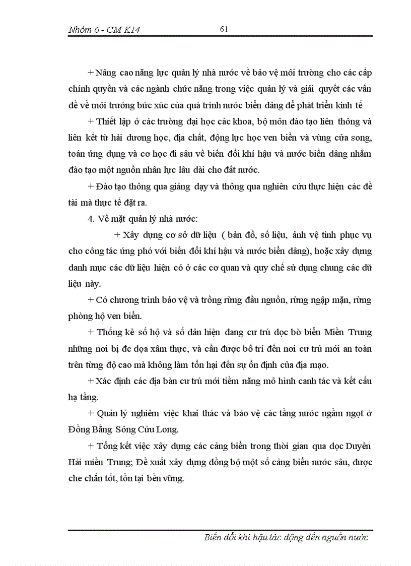 image for page Biến đổi khí hậu tác động tới nguồn nước