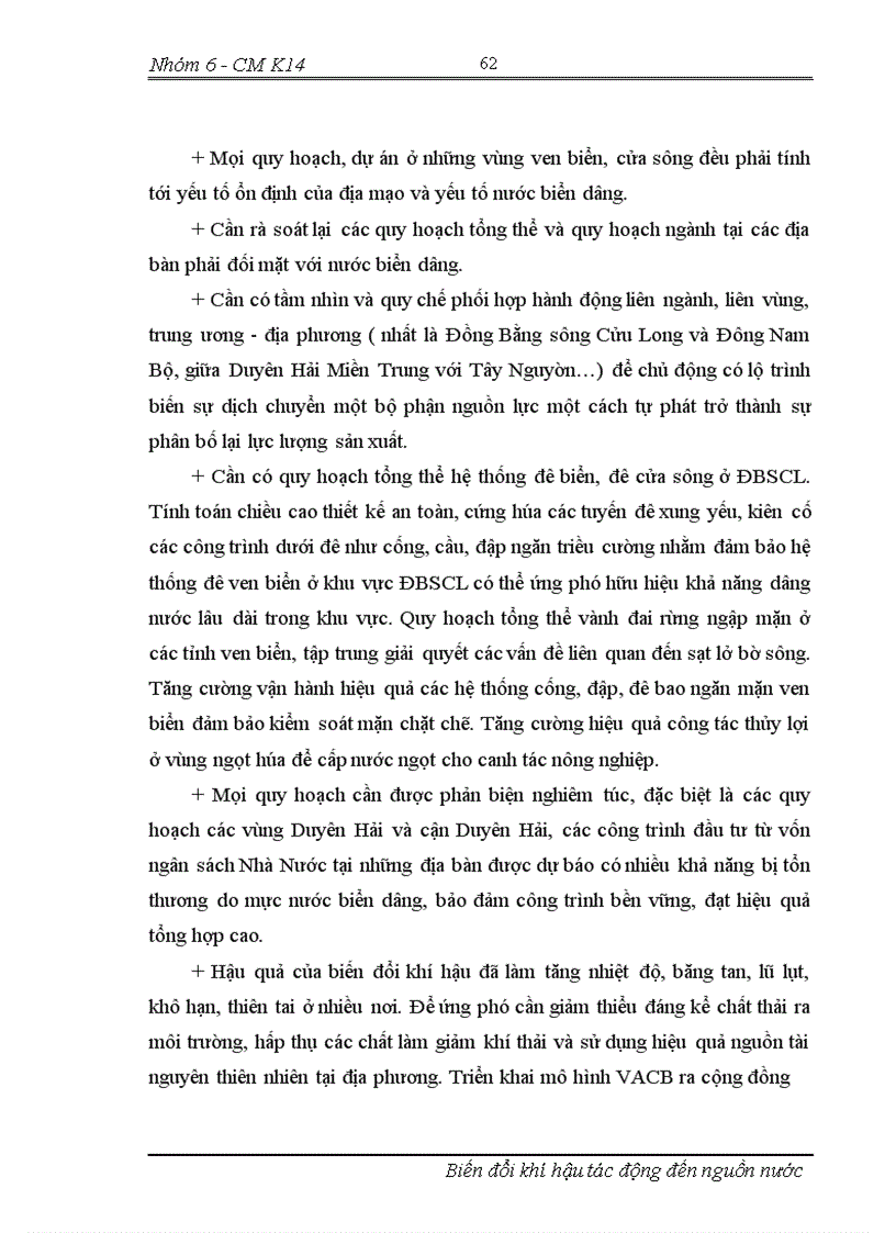 image for page Biến đổi khí hậu tác động tới nguồn nước