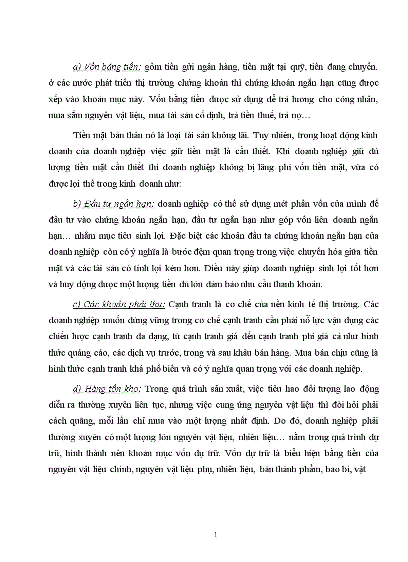 image for page Nghiên cứu tình hình quản lý và sử dụng vốn lưu động tại Công ty cổ phần Chương Dương Hà Nội 1