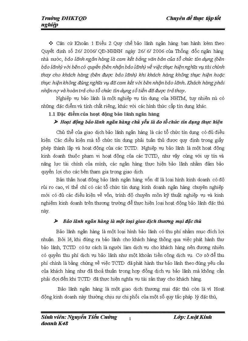 image for page Cơ sở pháp lý về bảo lãnh ngân hàng và thực tiễn áp dụng tại ngân hàng TMCP Hàng Hải Việt Nam Chi nhánhTrường Chinh 1