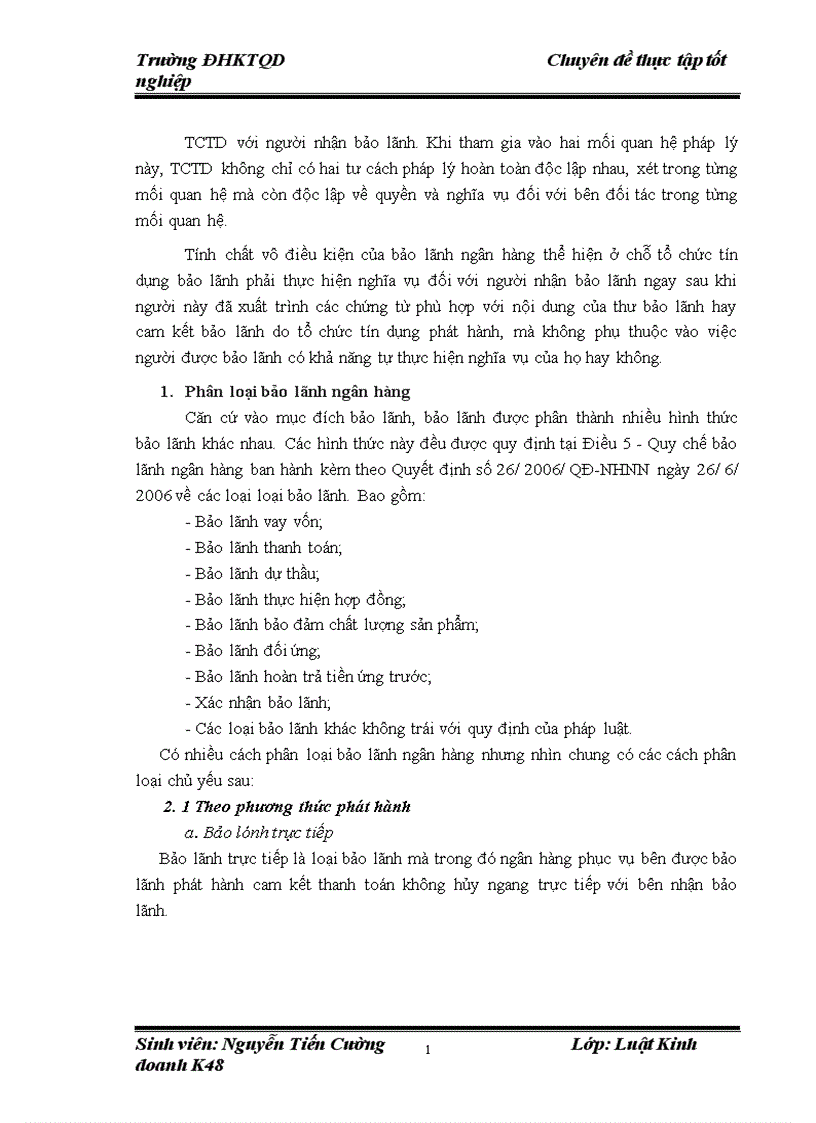 image for page Cơ sở pháp lý về bảo lãnh ngân hàng và thực tiễn áp dụng tại ngân hàng TMCP Hàng Hải Việt Nam Chi nhánhTrường Chinh 1