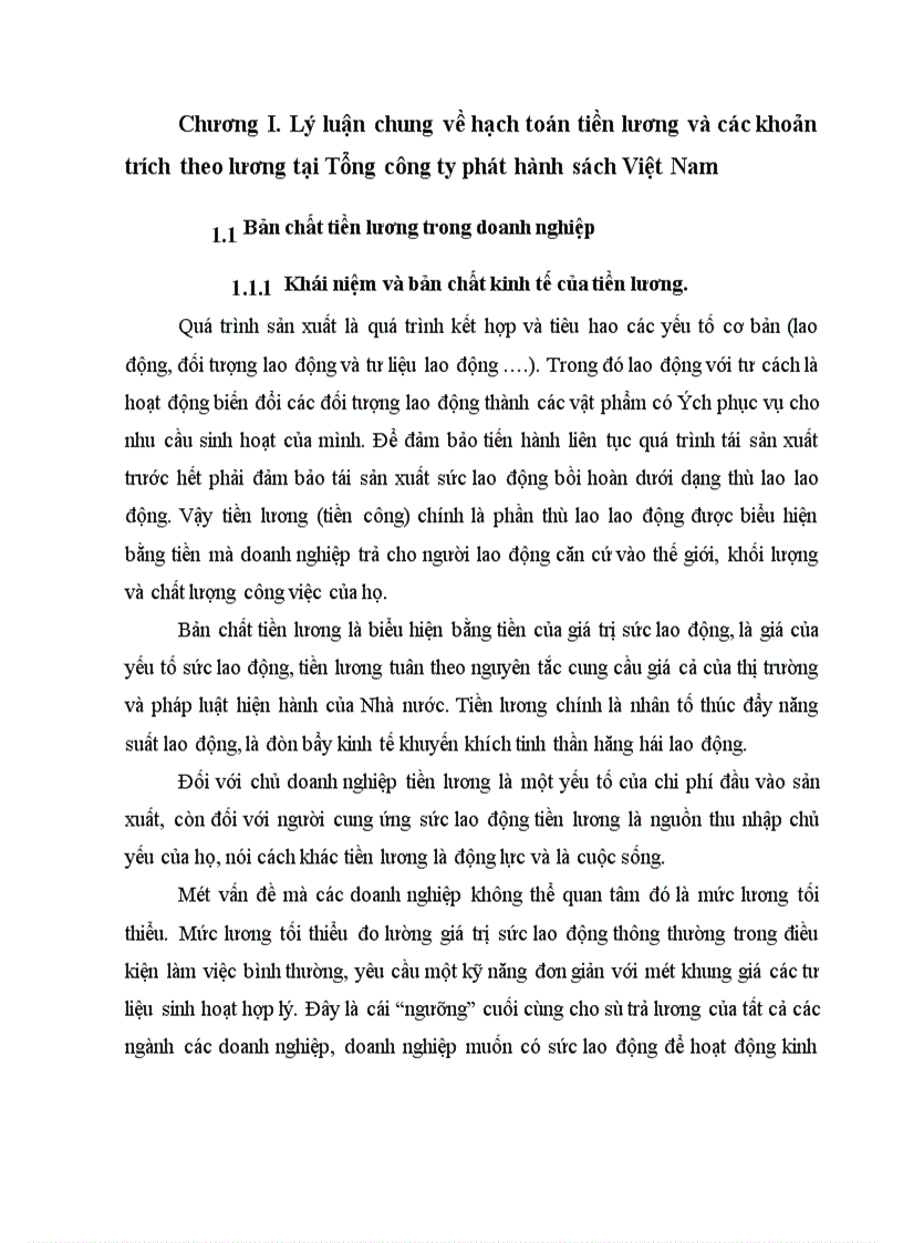 image for page Tiền lương và các khoản trích theo lương tại Tổng công ty phát hành sách Việt Nam