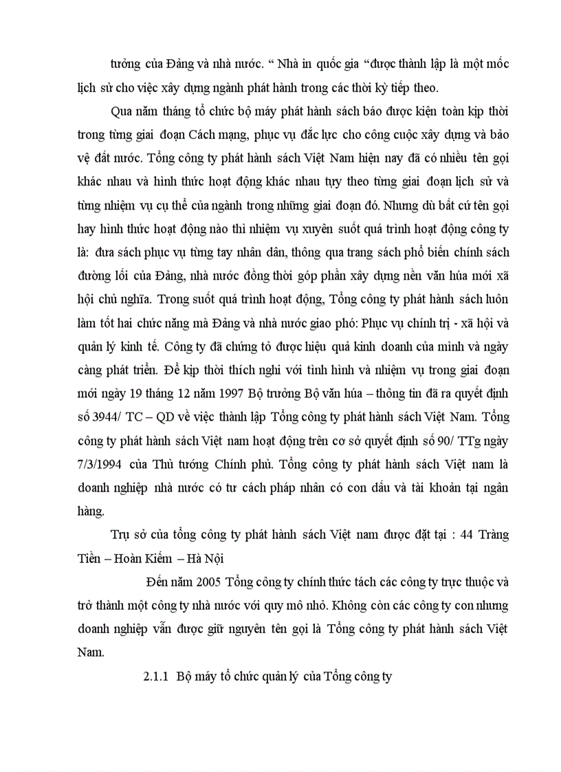 image for page Tiền lương và các khoản trích theo lương tại Tổng công ty phát hành sách Việt Nam