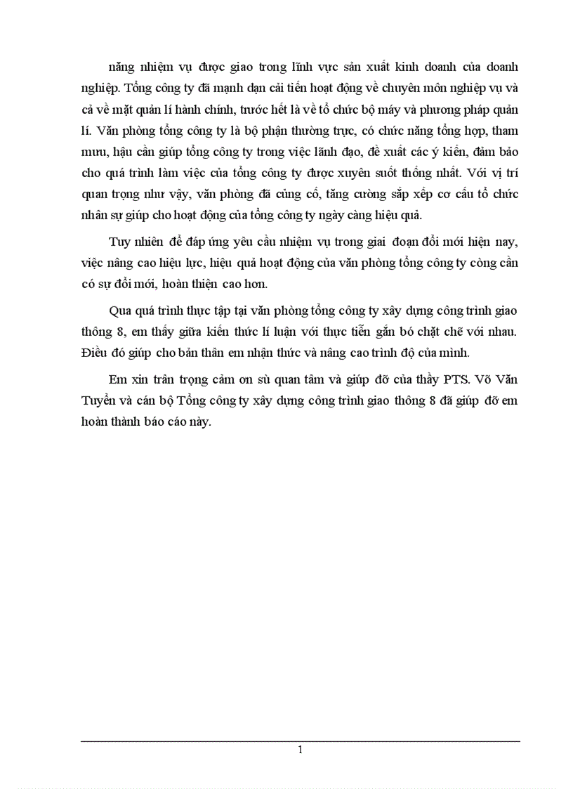 image for page Báo cáo thực tập tổng hợp tại Tổng công ty xây dựng công trình giao thông 8