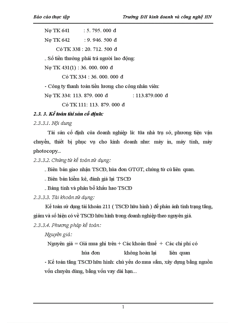 image for page Tình hình tổ chức bộ máy kế toán và công tác kế toán tại Công ty cổ phần du lịch và dịch vụ Hồng Gai chi nhánh Hà Nội 1