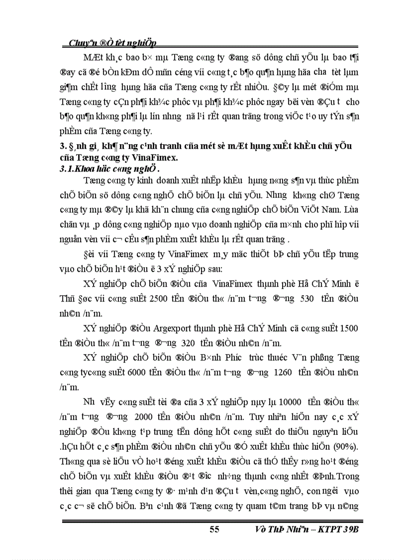 image for page Những giải pháp nâng cao khả năng cạnh tranh của một số mặt hàng xuất khẩu chủ yếu ở Tổng công ty xuất nhập khẩu nông sản và thực phẩm chế biến