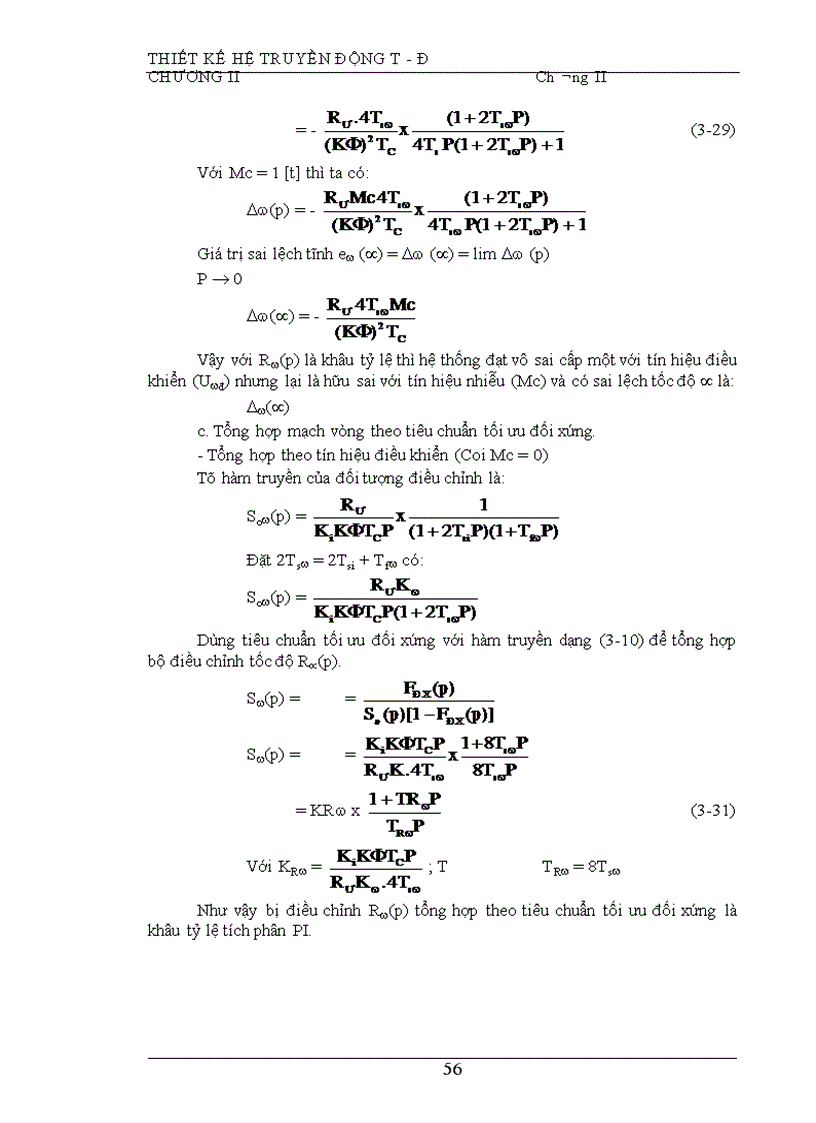 image for page Thiết kế hệ truyền động T Đ 1