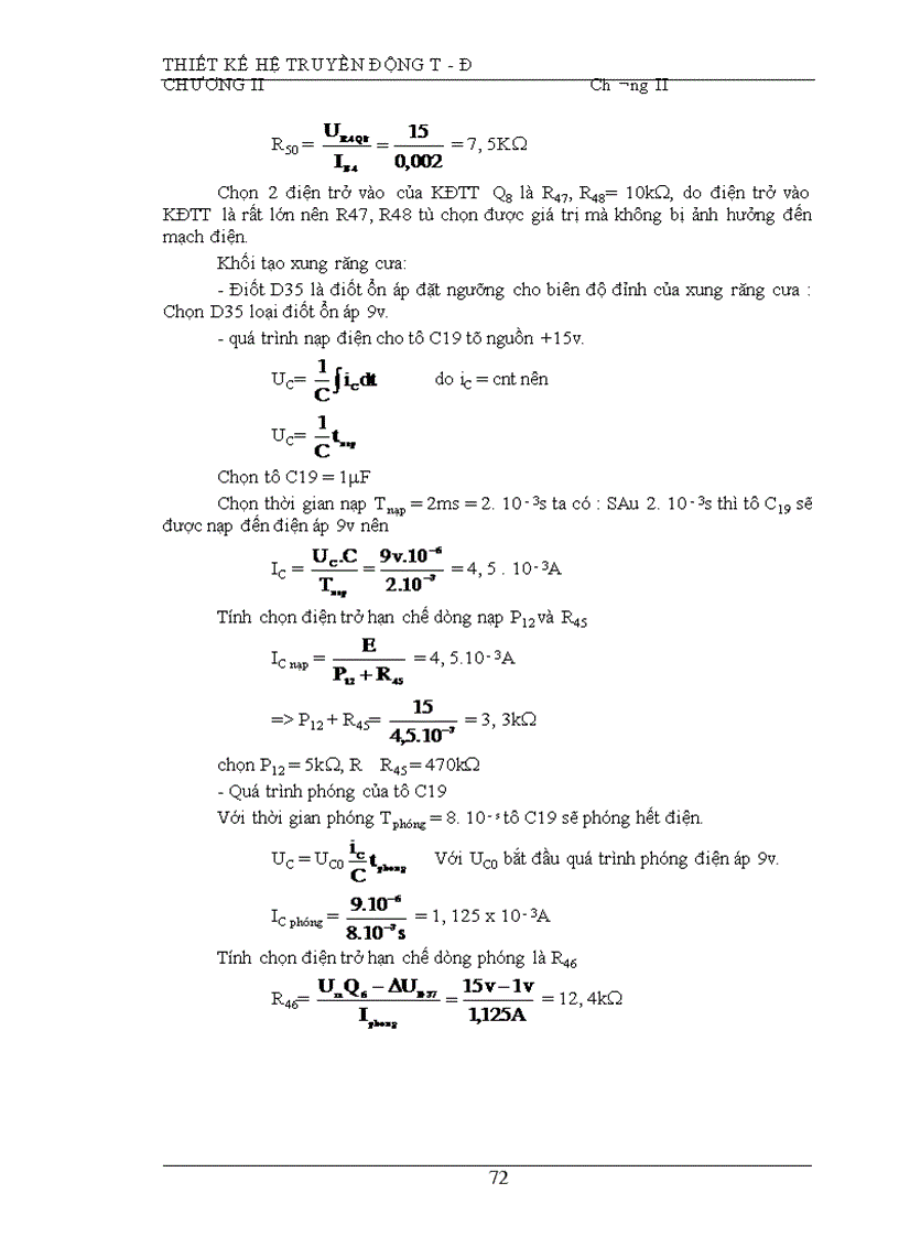 image for page Thiết kế hệ truyền động T Đ 1