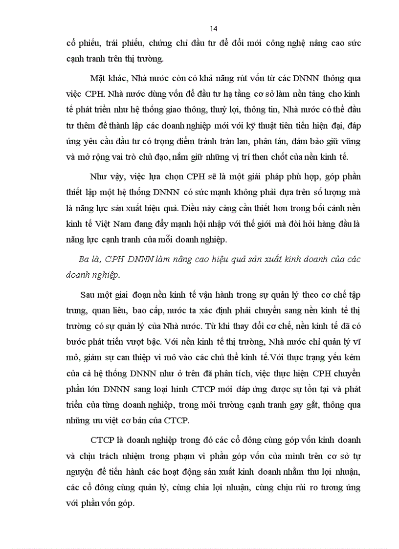 image for page Đẩy mạnh cổ phần hoá doanh nghiệp thuộc Tổng công ty Xi măng Việt Nam nhằm đáp ứng yêu cầu phát triển kinh tế thị trường ở Việt Nam