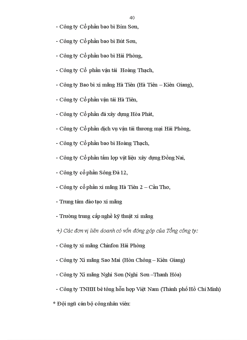 image for page Đẩy mạnh cổ phần hoá doanh nghiệp thuộc Tổng công ty Xi măng Việt Nam nhằm đáp ứng yêu cầu phát triển kinh tế thị trường ở Việt Nam