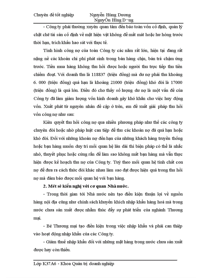 image for page Đẩy mạnh tiêu thụ hàng hoá tại Công ty Thương mại Hà Nội 1