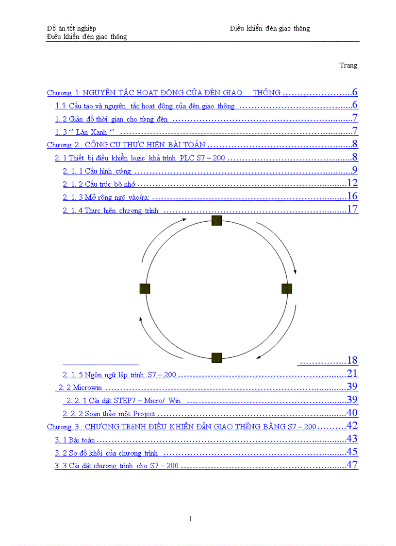 image for page Thết Kế Hệ Thống Điều Khiển Đèn Giao Thông Trên Micro PLC SIMATIC S7 200