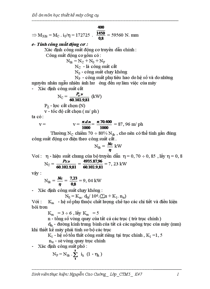 image for page Thiết kế máy công cụ