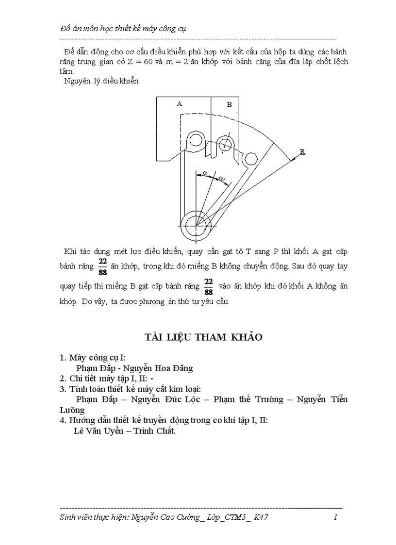image for page Thiết kế máy công cụ