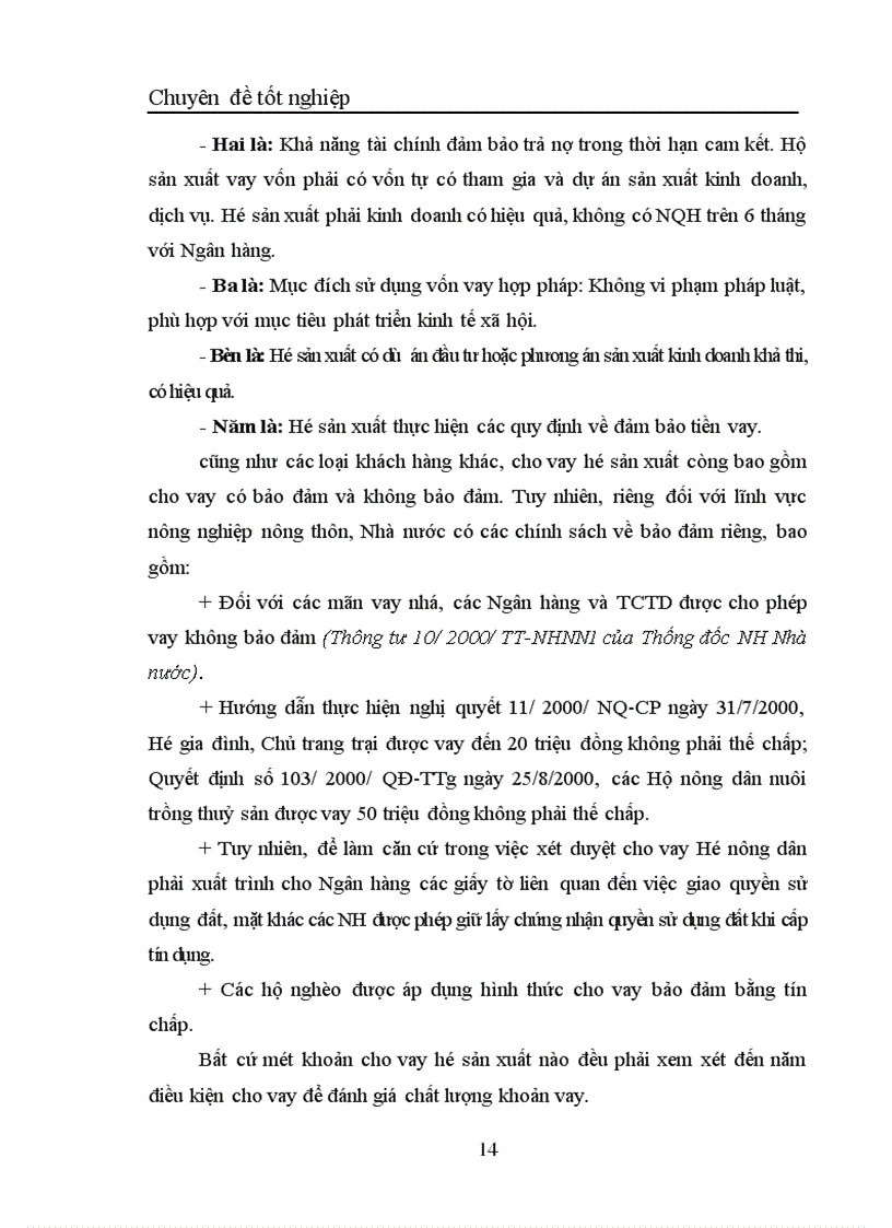 image for page Một số giải pháp nhằm nâng cao chất lượng tín dụng đối với hộ sản xuất tại NHNNo PTNT huyện Nga Sơn Thanh Hóa 1
