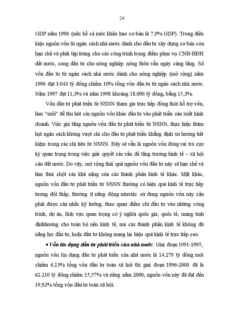 image for page Tình hình huy động vốn đầu tư phát triển ở Việt Nam 1