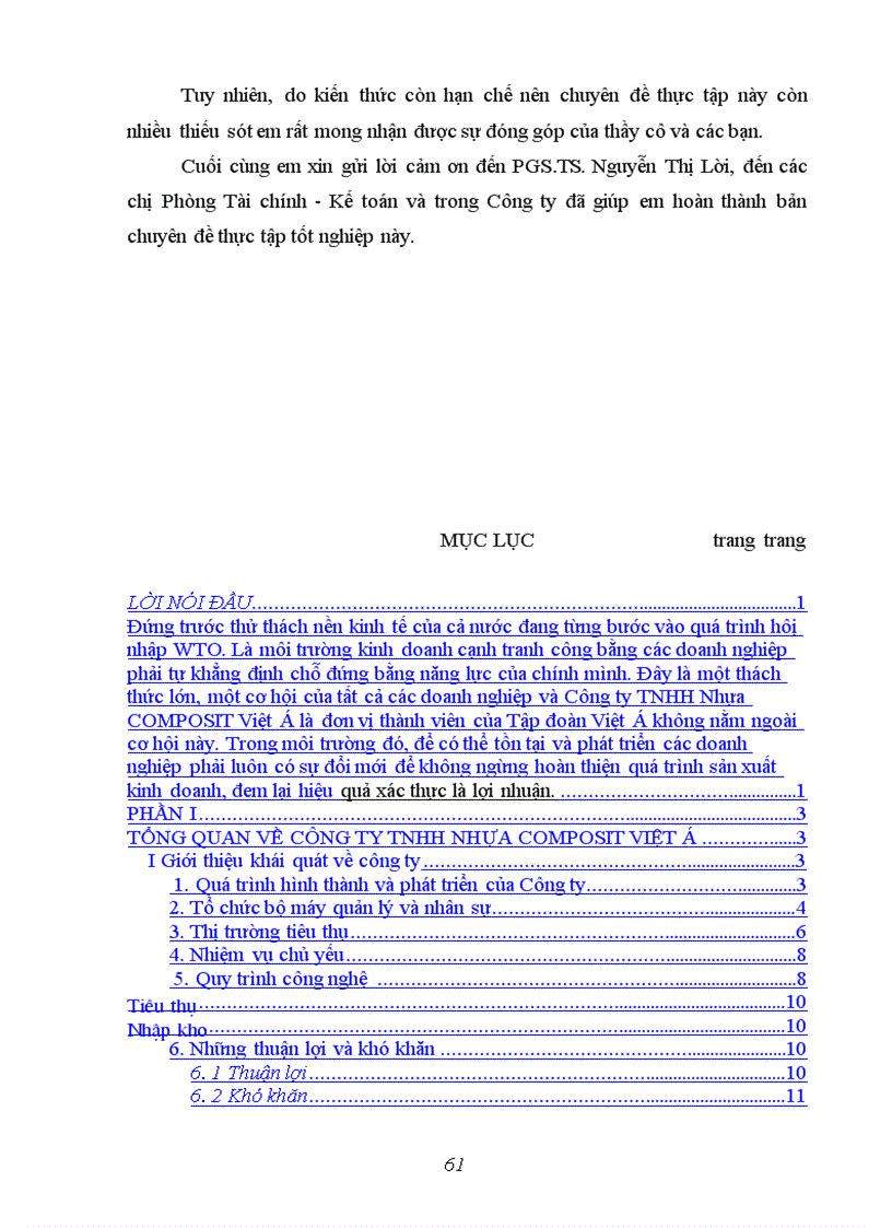 image for page Hoàn thiện công tác kế toán chi phí sản xuất và tính giá thành sản phẩm tại công ty TNHH Nhựa Composit Việt á
