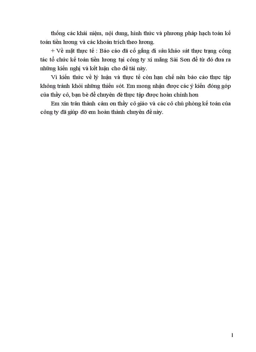 image for page Kế toán tiền lương và các khoản trích theo lương tại Công ty xi măng Sài Sơn 1