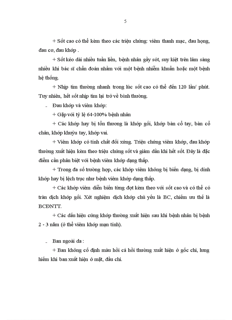 image for page Nghiên cứu đặc điểm lâm sàng cận lâm sàng của bệnh Still ở người lớn 1