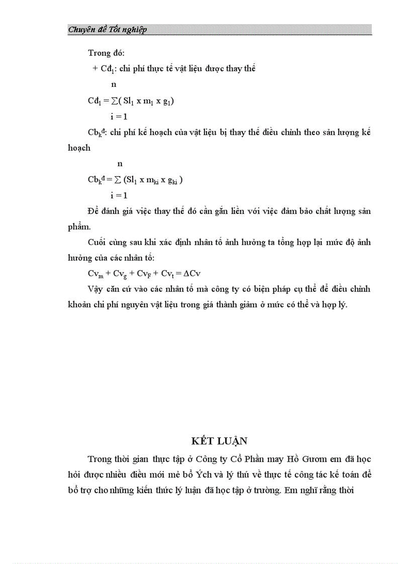 image for page Tổ chức công tác hạch toán nguyên vật liệu ở Công ty Cổ phần may Hồ Gươm 1