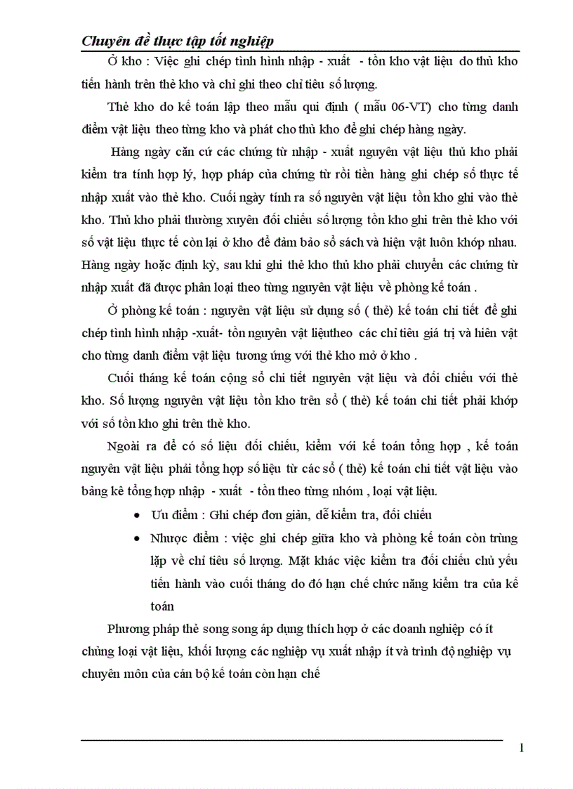 image for page Công tác kế toán nguyên liệu vật liệu và công cụ dụng cụ tại Công ty TNHH Hải Thành