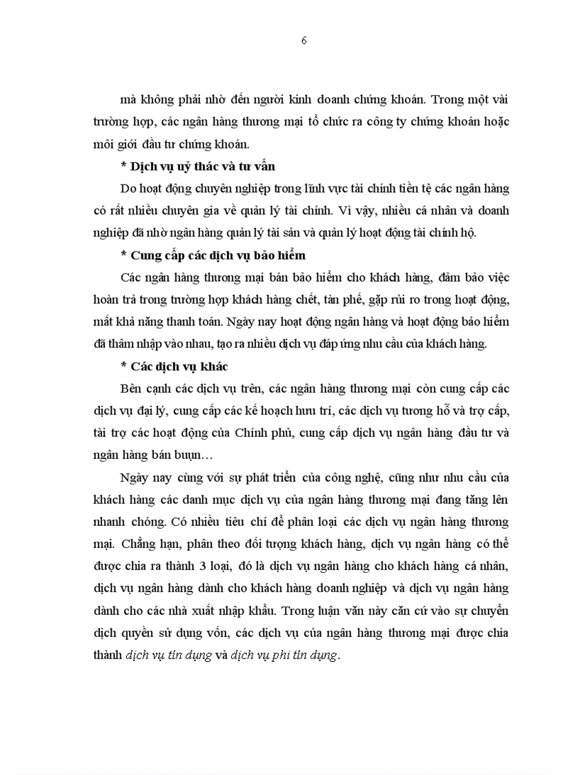 image for page Phát triển dịch vụ phi tín dụng tại Chi nhánh Ngân hàng Nông nghiệp và Phát triển nông thôn Thăng Long 1