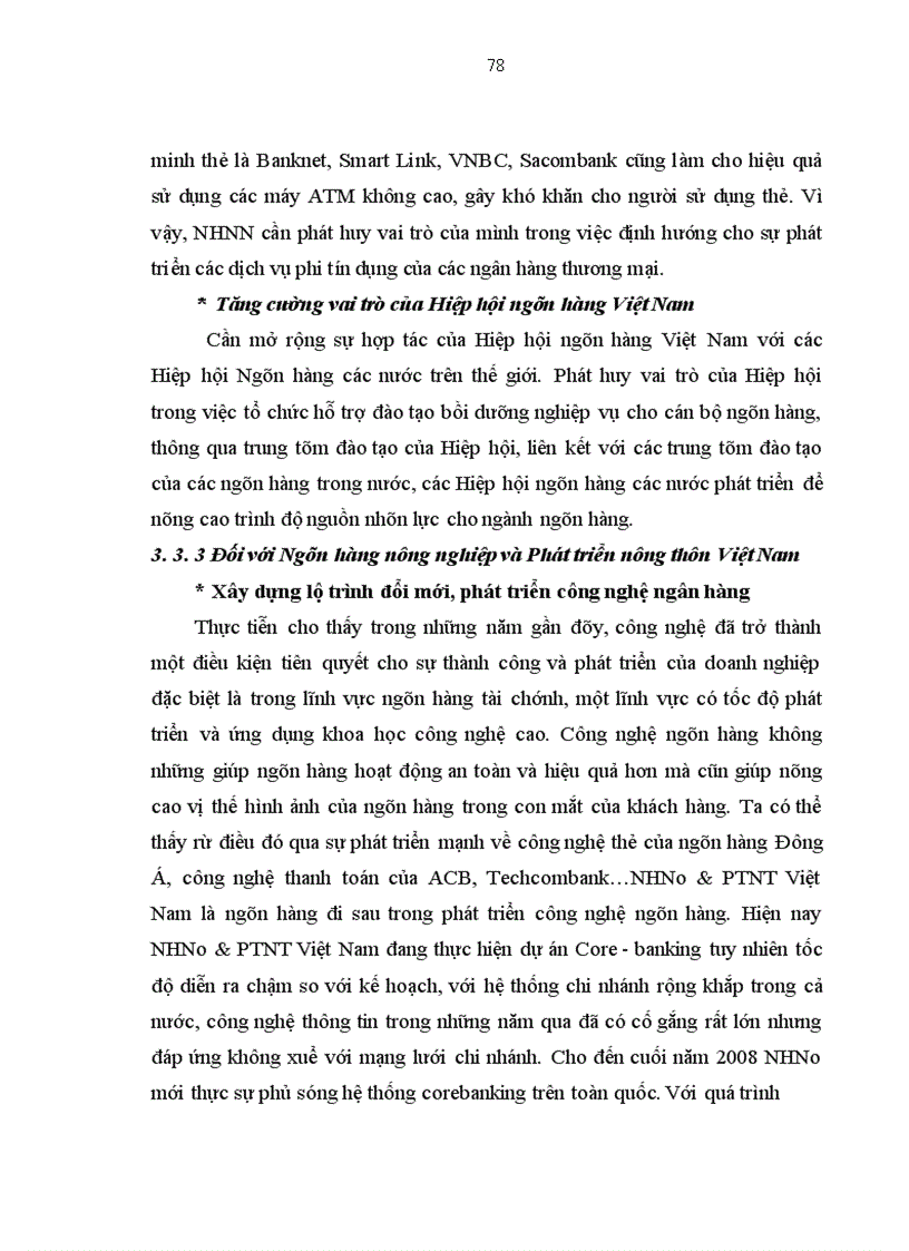 image for page Phát triển dịch vụ phi tín dụng tại Chi nhánh Ngân hàng Nông nghiệp và Phát triển nông thôn Thăng Long 1