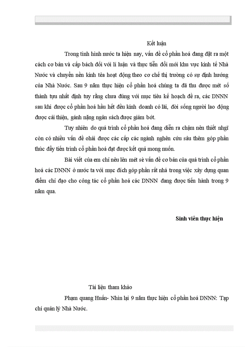 image for page Cổ phần hoá các DNNN ở Việt Nam