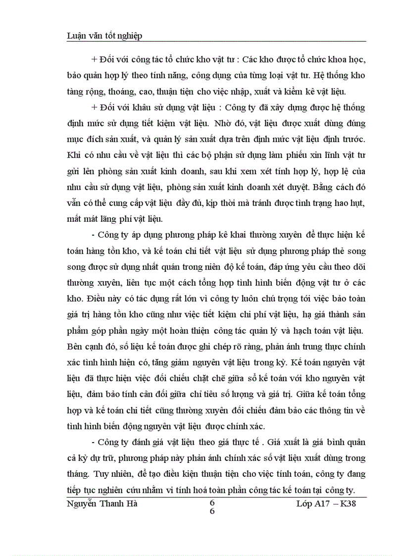 image for page Hạch toán nguyên vật liệu tại Công ty Dệt May Hà Nội 1