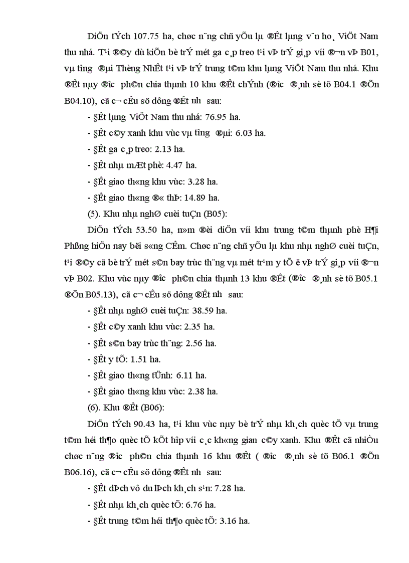image for page Nội dung quy hoạch chi tiết khu đô thị bắc sông Cấm 1