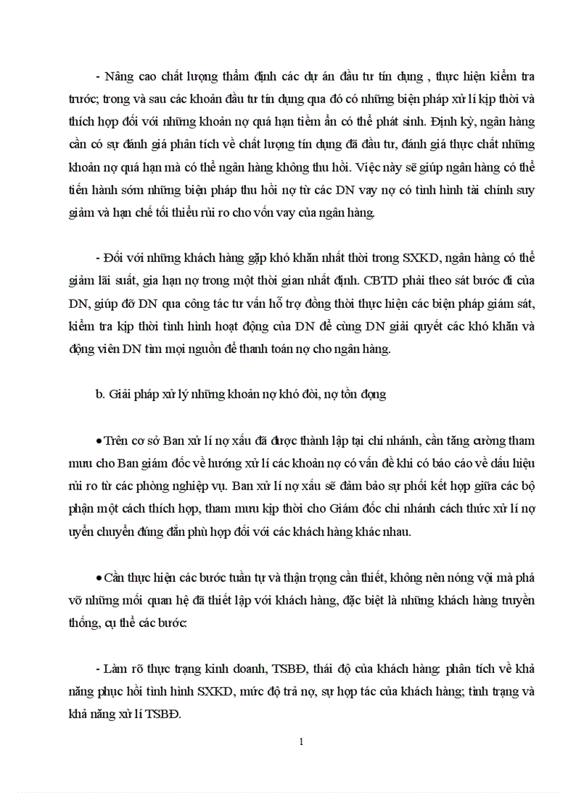 image for page Giải pháp phòng ngừa và hạn chế rủi ro tín dụng tại ngân hàng VPBank Lý Nam Đế