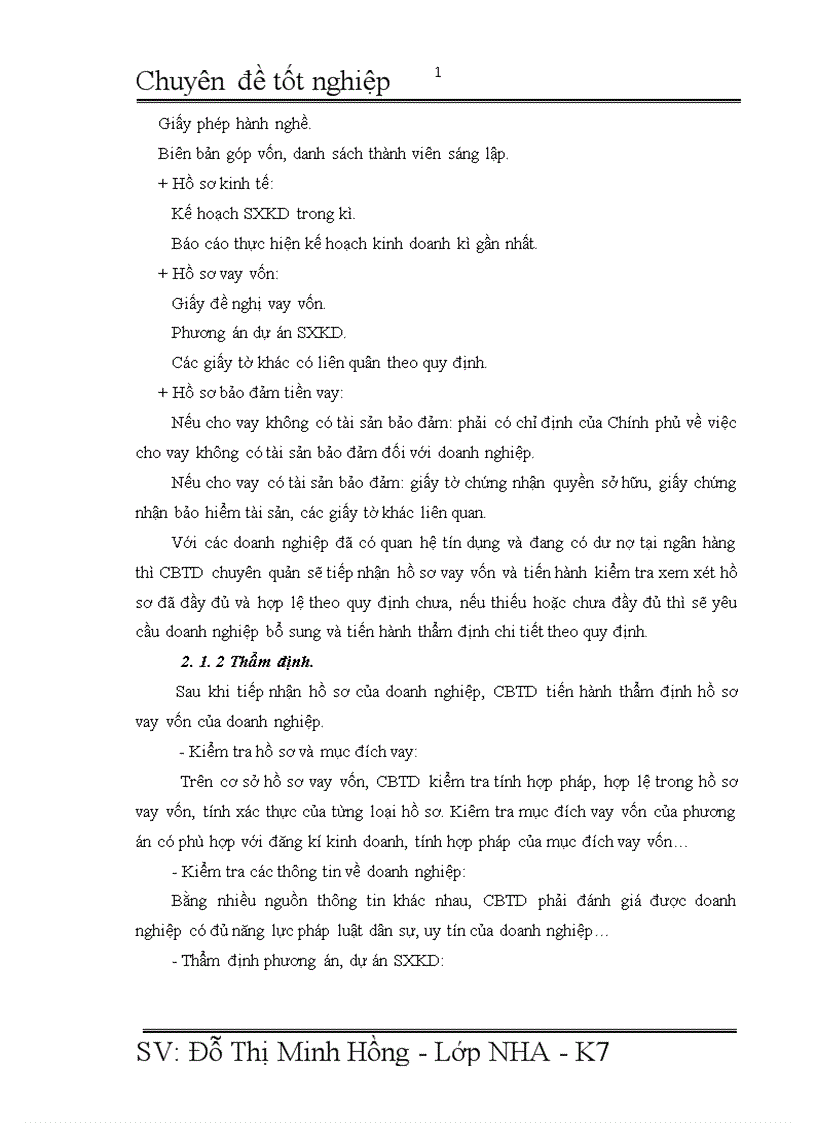 image for page Giải pháp mở rộng tín dụng ngân hàng đối với DNV N tại NHĐT PT Quang Trung