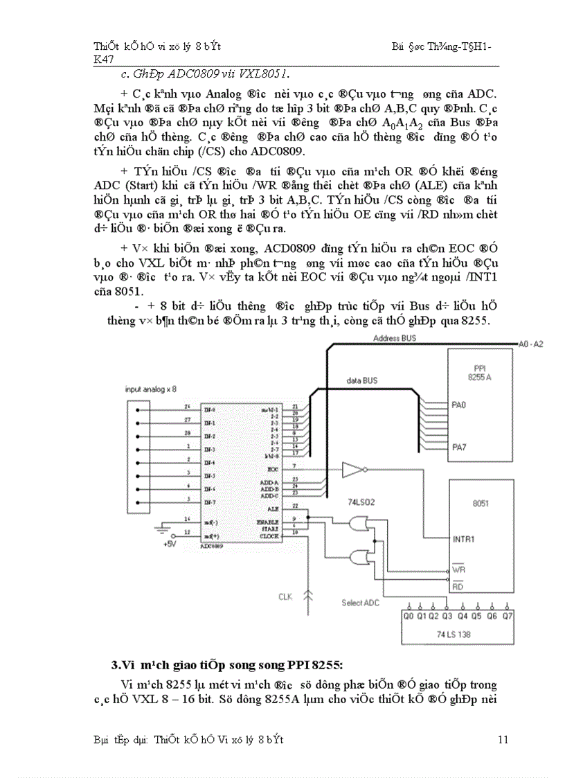 image for page Thiết kế hệ vi xử lý 8 BIT 1