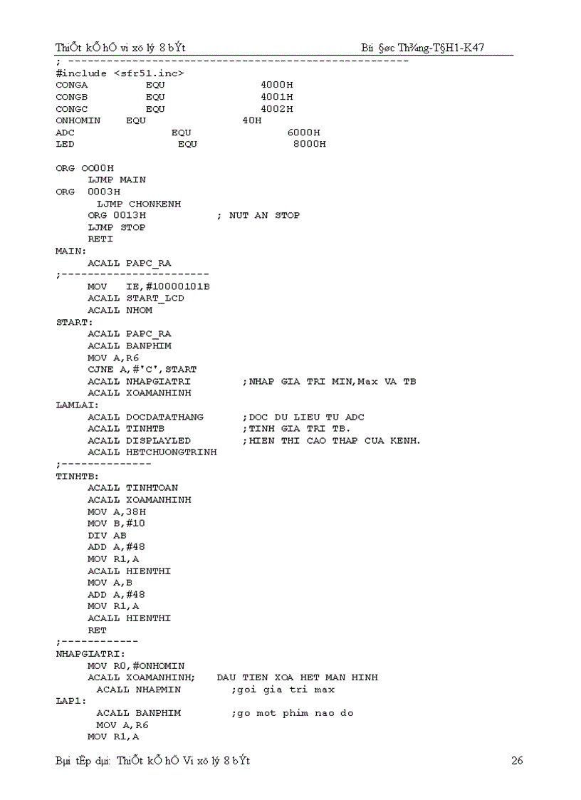 image for page Thiết kế hệ vi xử lý 8 BIT 1