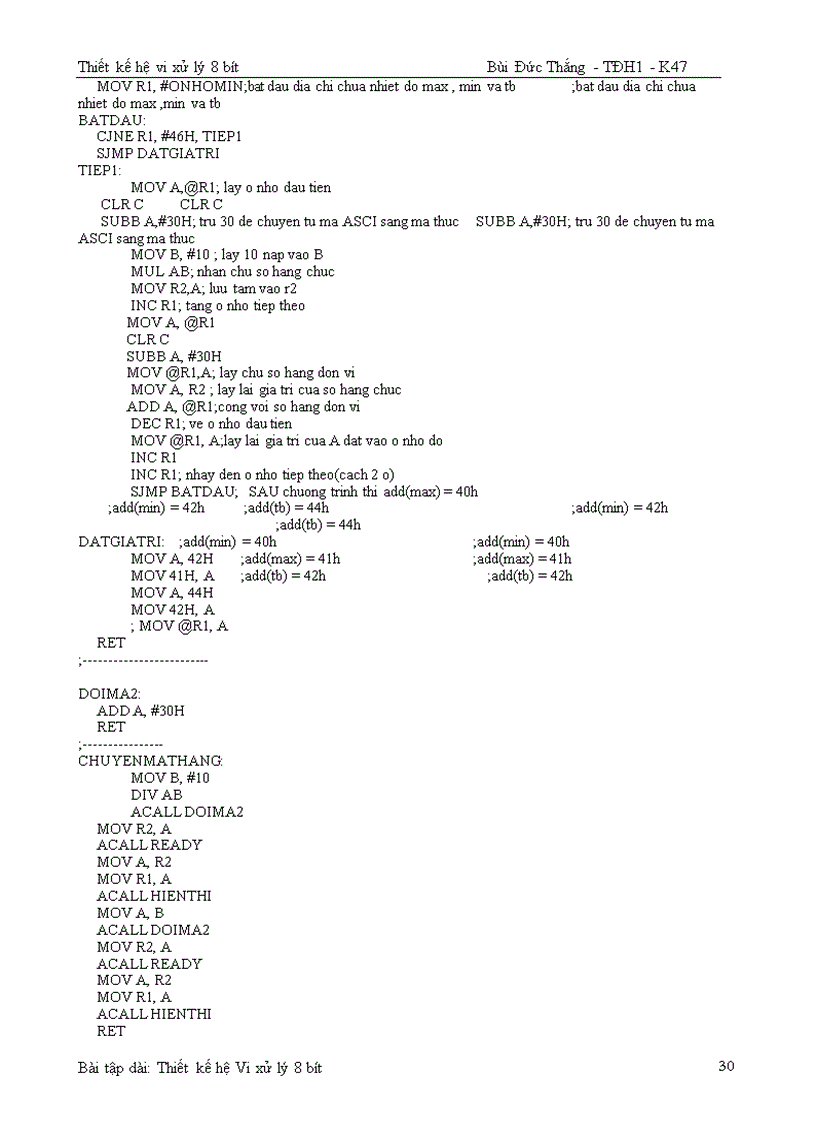 image for page Thiết kế hệ vi xử lý 8 BIT 1