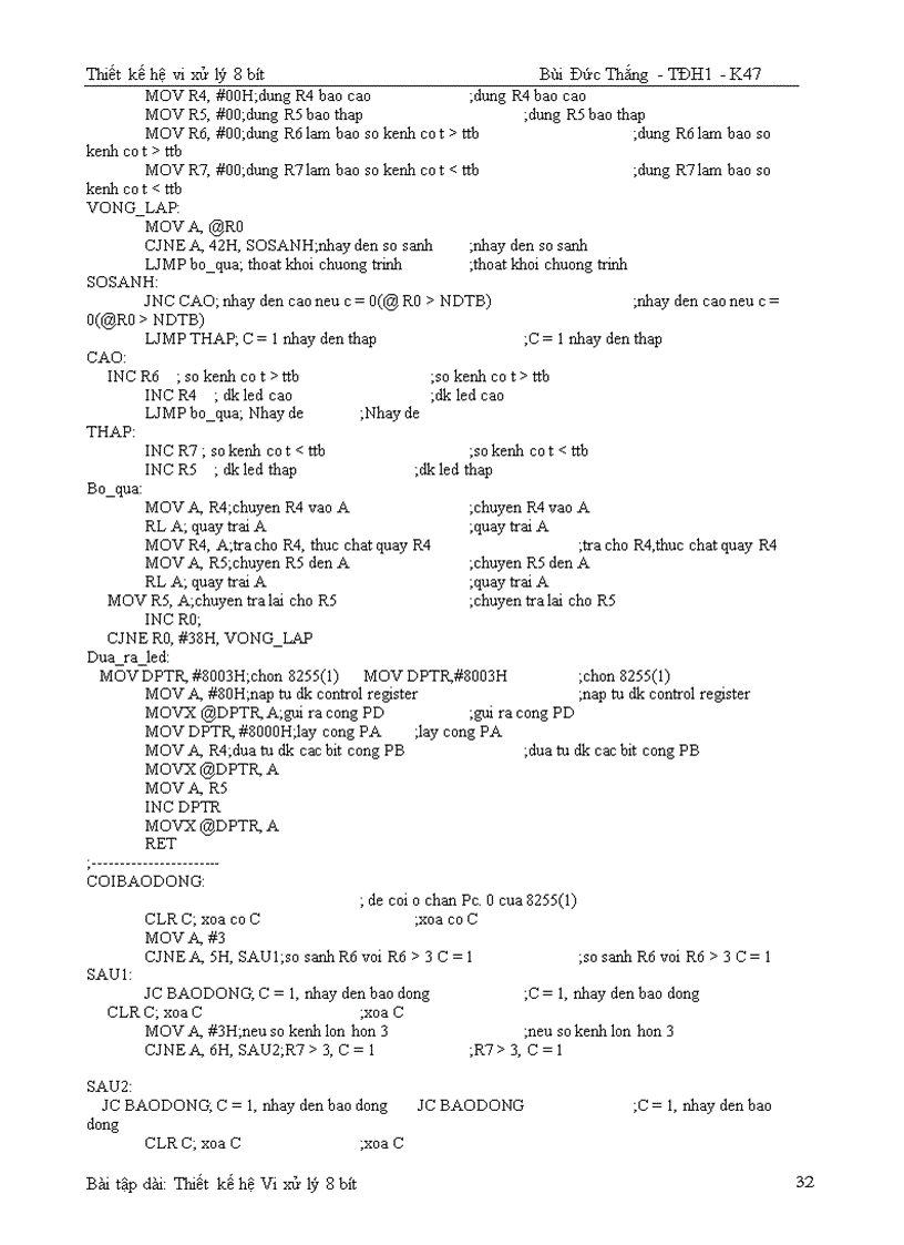 image for page Thiết kế hệ vi xử lý 8 BIT 1