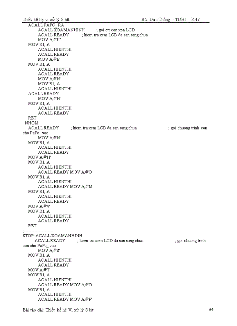 image for page Thiết kế hệ vi xử lý 8 BIT 1