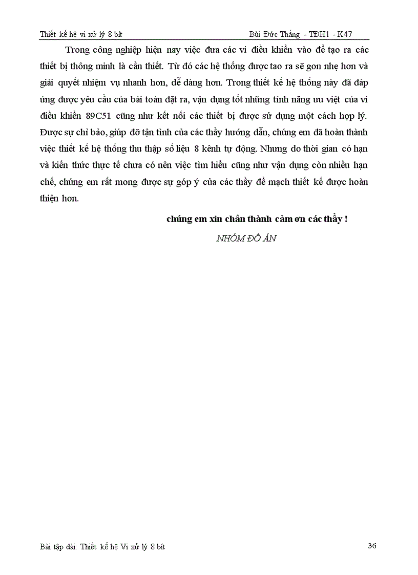 image for page Thiết kế hệ vi xử lý 8 BIT 1