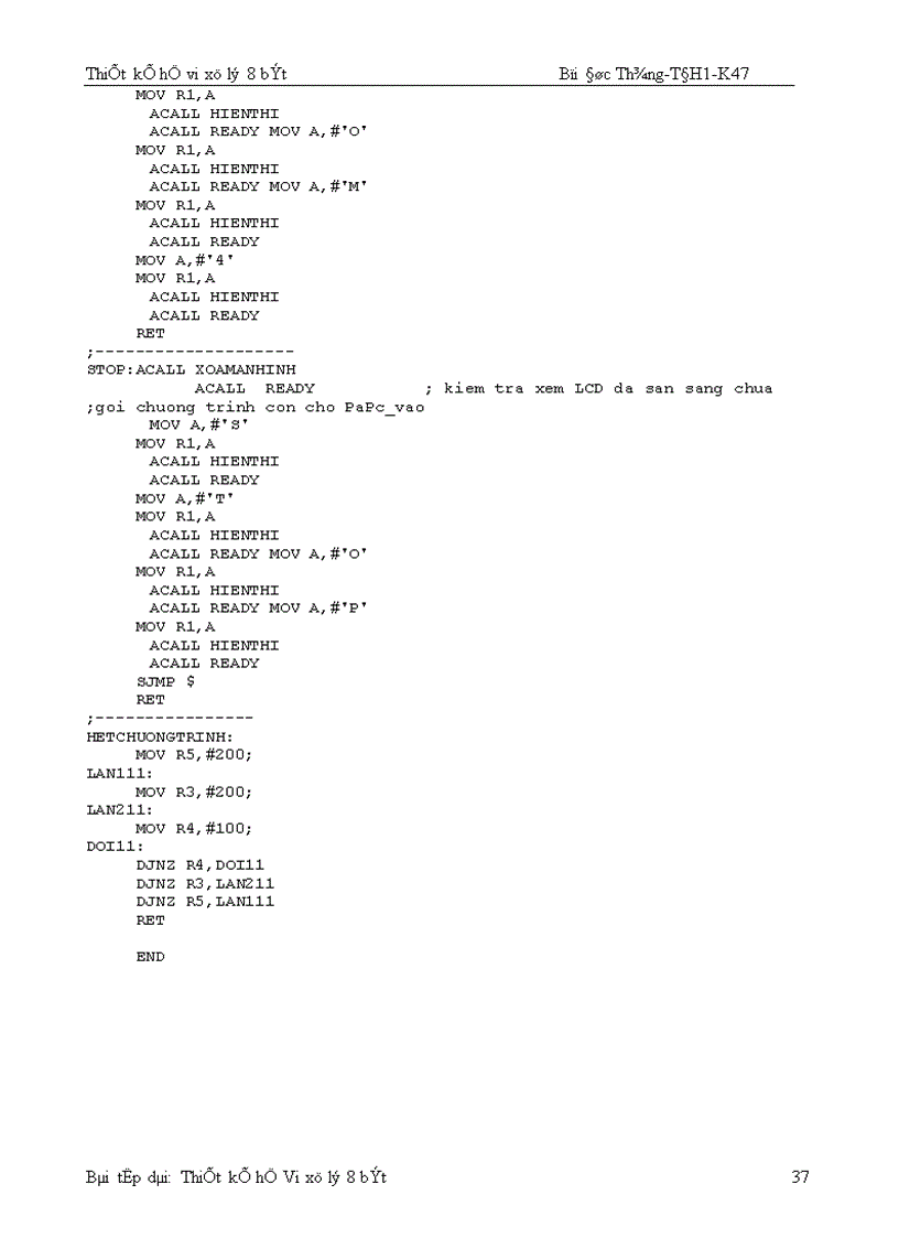 image for page Thiết kế hệ vi xử lý 8 BIT 1