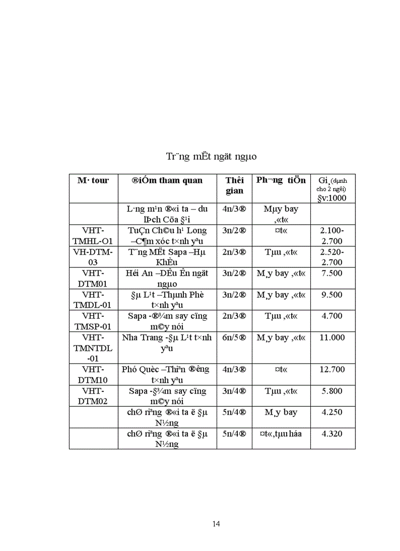image for page Thực trạng hoạt động kinh doanh lữ hành của công ty thương mại du lịch ngôi nhà việt