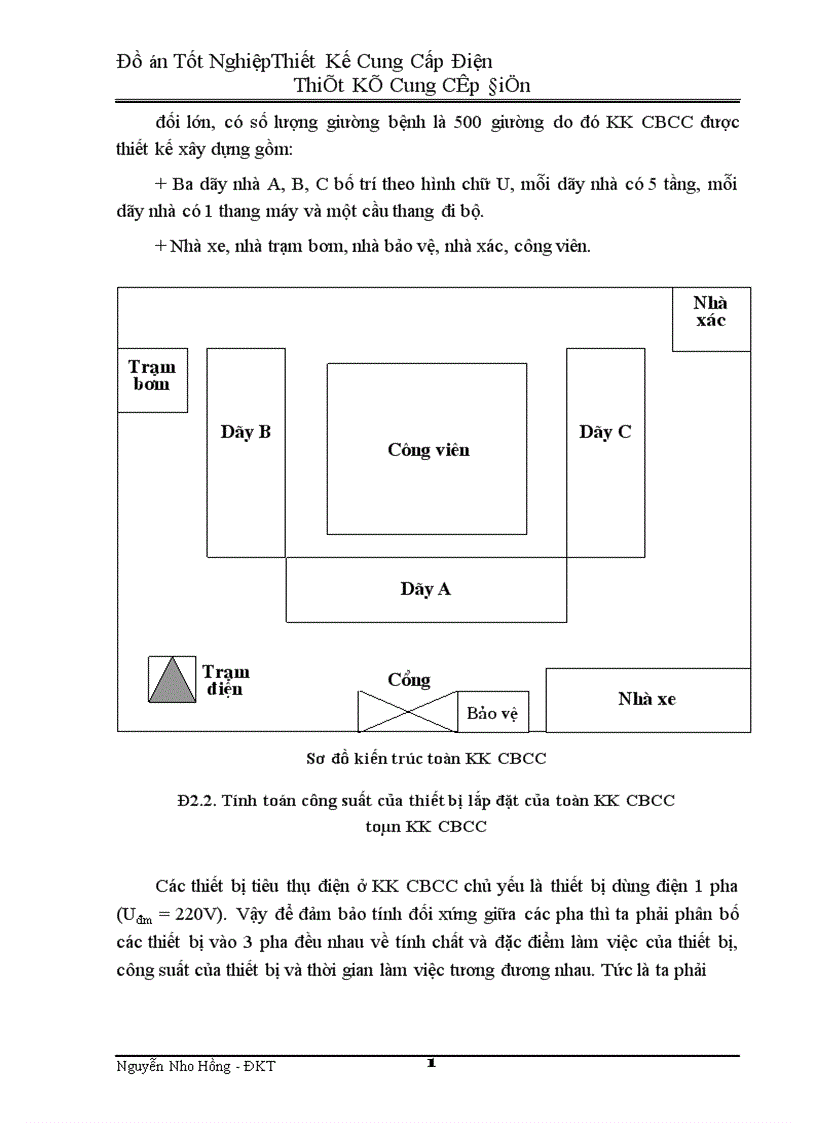 image for page Thiết kế cung cấp điện cho khu khám chữa bệnh cao cấp 1