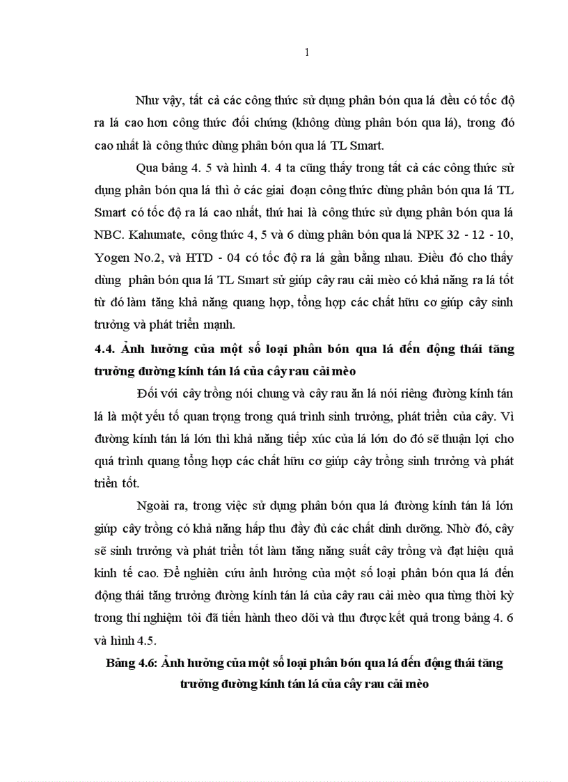 image for page Ảnh hưởng của một số loại phân bón qua lá đến năng suất và hàm lượng nitrat trong cây rau cải mèo vụ Xuân Hè 2010 tại trường Đại học Nông Lâm Thái Nguyên