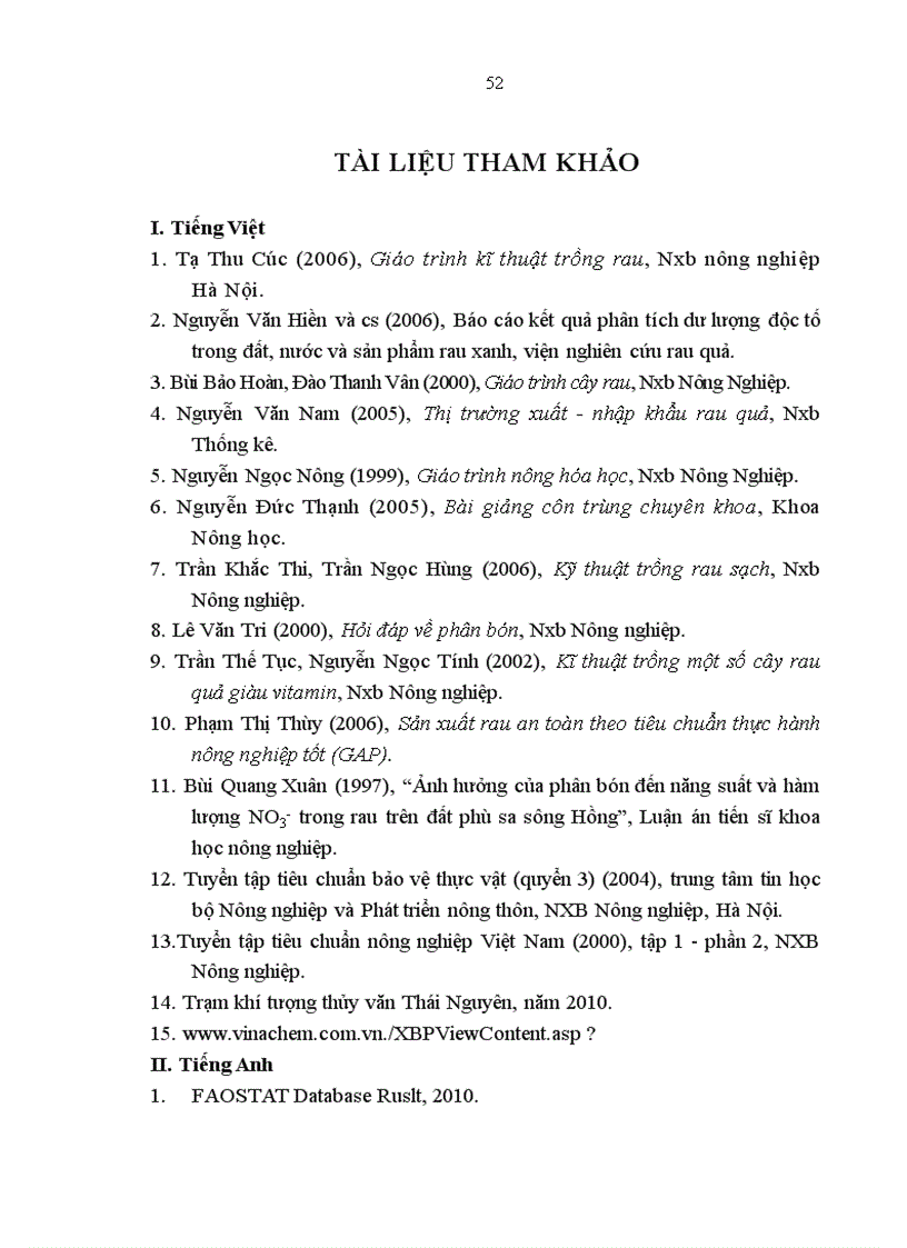 image for page Ảnh hưởng của một số loại phân bón qua lá đến năng suất và hàm lượng nitrat trong cây rau cải mèo vụ Xuân Hè 2010 tại trường Đại học Nông Lâm Thái Nguyên