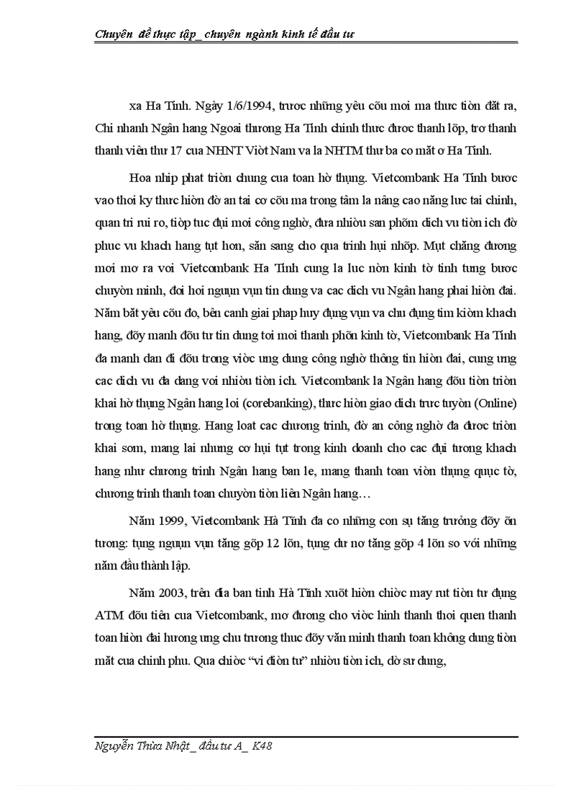 image for page Giải pháp nâng cao chất lượng thẩm định tài chính dự án đầu tư tại Chi nhánh Ngân hàng Thương mại cổ phần Ngoại thương Hà Tĩnh 1