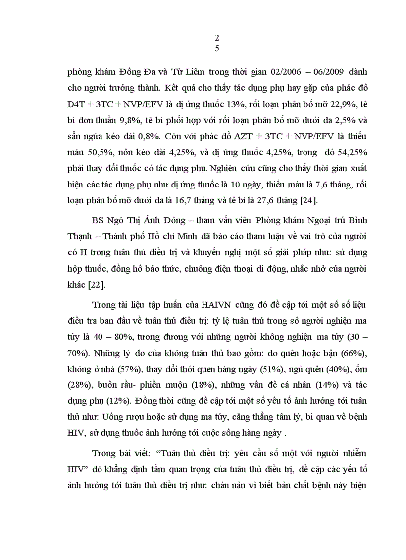 image for page Đánh giá kết quả điểu trị ARV ở bệnh nhân HIV AIDS tại phòng khám ngoại trú Bệnh viện Bệnh nhiệt đới Trung ương