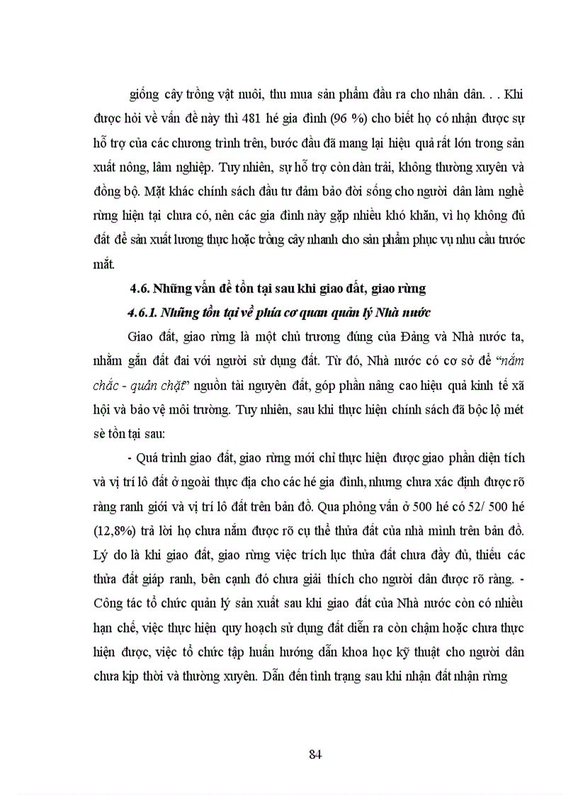 image for page Đánh giá tác động của chính sách giao đất giao rừng đến hiệu quả sử dụng đất của nông hộ trên địa bàn huyện Nghĩa Đàn Tỉnh Nghệ An